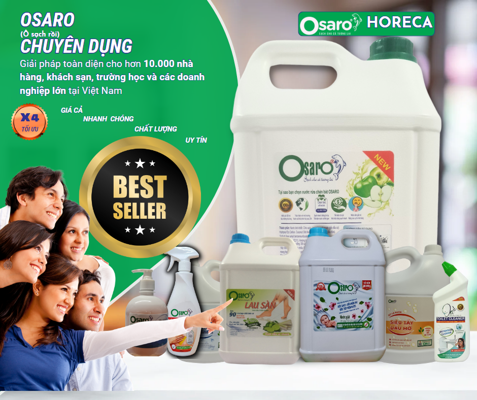nước rửa chén cho quán ăn
