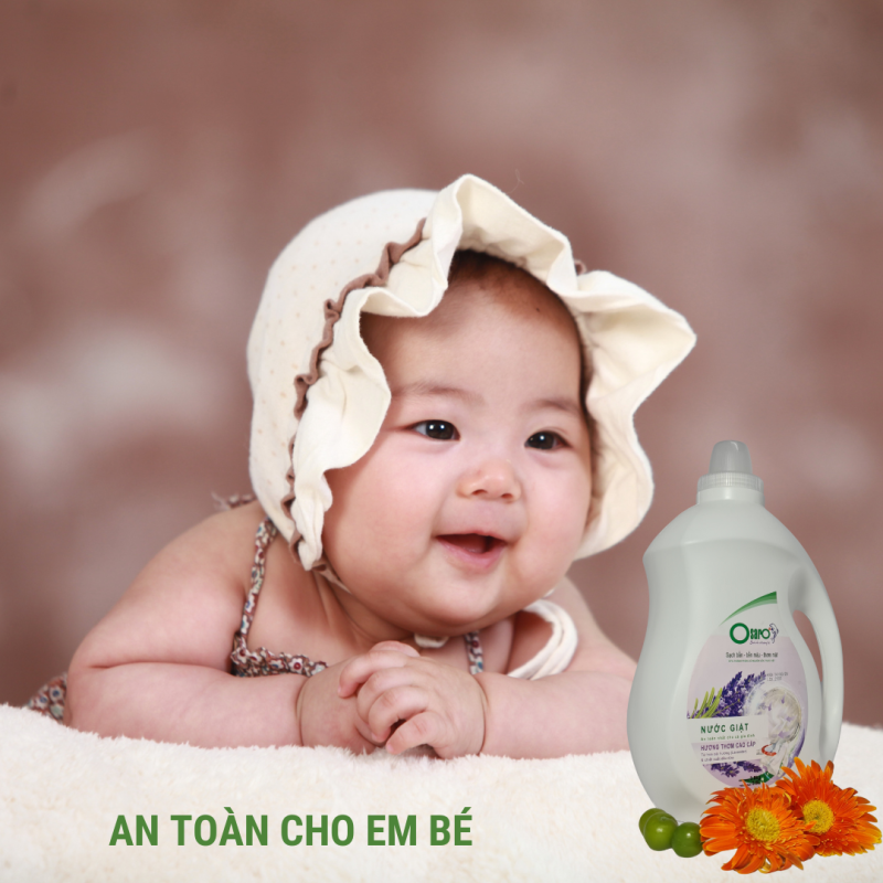 Nước giặt hữu cơ OSARO an toàn cho em bé