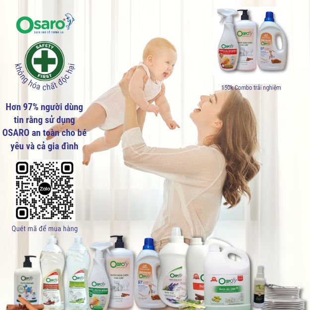 Nước rửa chén với công nghệ DBO và nhiều san rphaamr khác