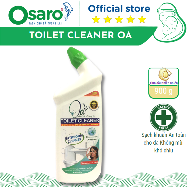 Rửa bồn cầu không mùi hóa chất