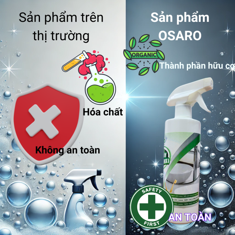 Tẩy cặn canxi osaro