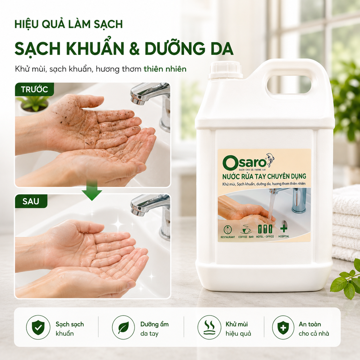 Nước rửa tay 10kg chuyên dụng